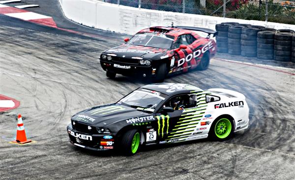  JR's new ride which is the Monster Energy Falken Tire 2011 Ford Mustang 